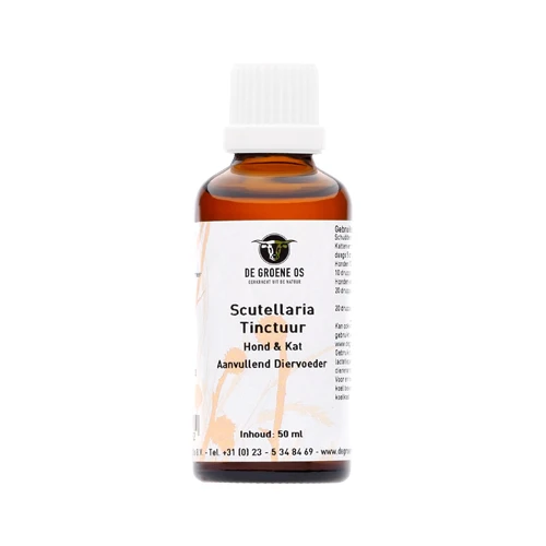 Groene Os Scutellaria Tincture For Dogs & Cats 3 Groene Os Scutellaria Tincture For Dogs & Cats