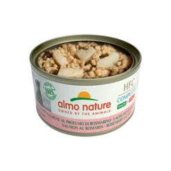 Almo Nature HFC Complete Made In Italy Dog Food - Tin - Salmon With Rosemary -Renskes Shop almo nature hfc complete made in italy hondenvoer blik zalm met rozemarijn 184174 0500 none