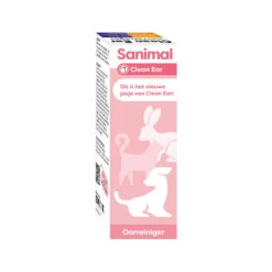 Sanimal Clean Ear Cleaner 7 Sanimal Clean Ear Cleaner -Renskes Shop clean ear oorreiniger 210032 2000 none