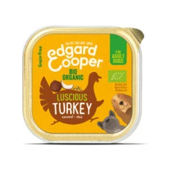Edgard & Cooper Organic Adult - Turkey - Tub -Renskes Shop edgard cooper biologisch adult kalkoen 17 x 100 g kuipjes 67232 0500 none 1