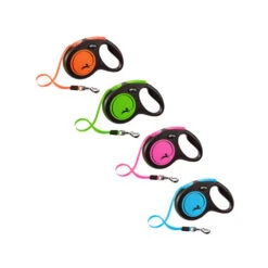 Flexi Dog Lead New Neon - Pink