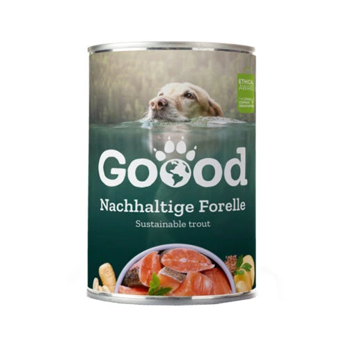 Goood Adult Dog Food - Tin - Sustainable Trout 4 Goood Adult Dog Food - Tin - Sustainable Trout - Image 2