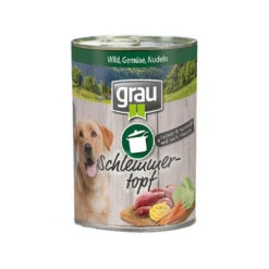 Grau Adult Dog Food - Game, Vegetables And Noodles - Tin -Renskes Shop grau adult hondenvoer wild groenten en noedels blik 179506 0500 none