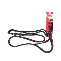 KONG Zero-shock Leash - Black -Renskes Shop kong zero shock leash zwart 178519 1500 none
