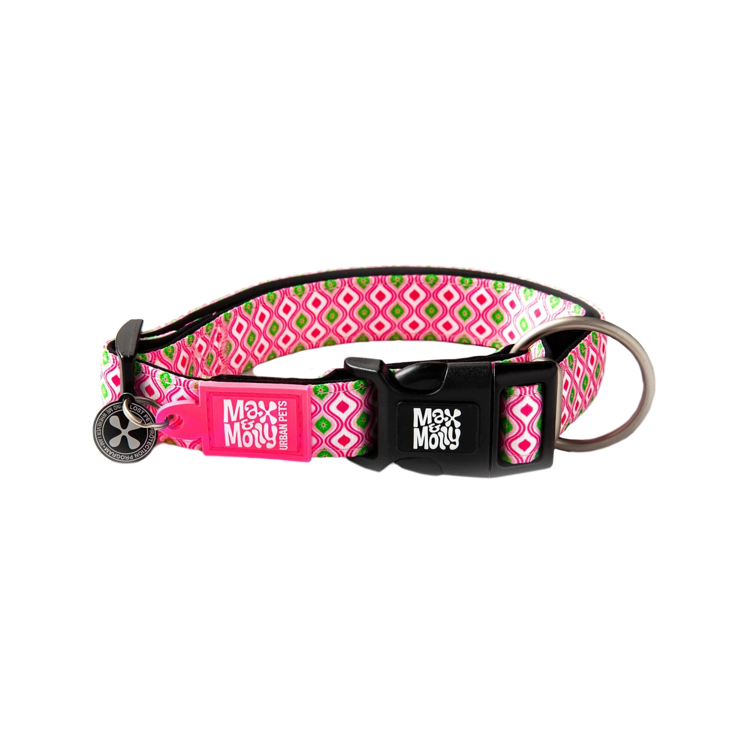 Max & Molly Smart ID Collar - Retro Pink - Image 2