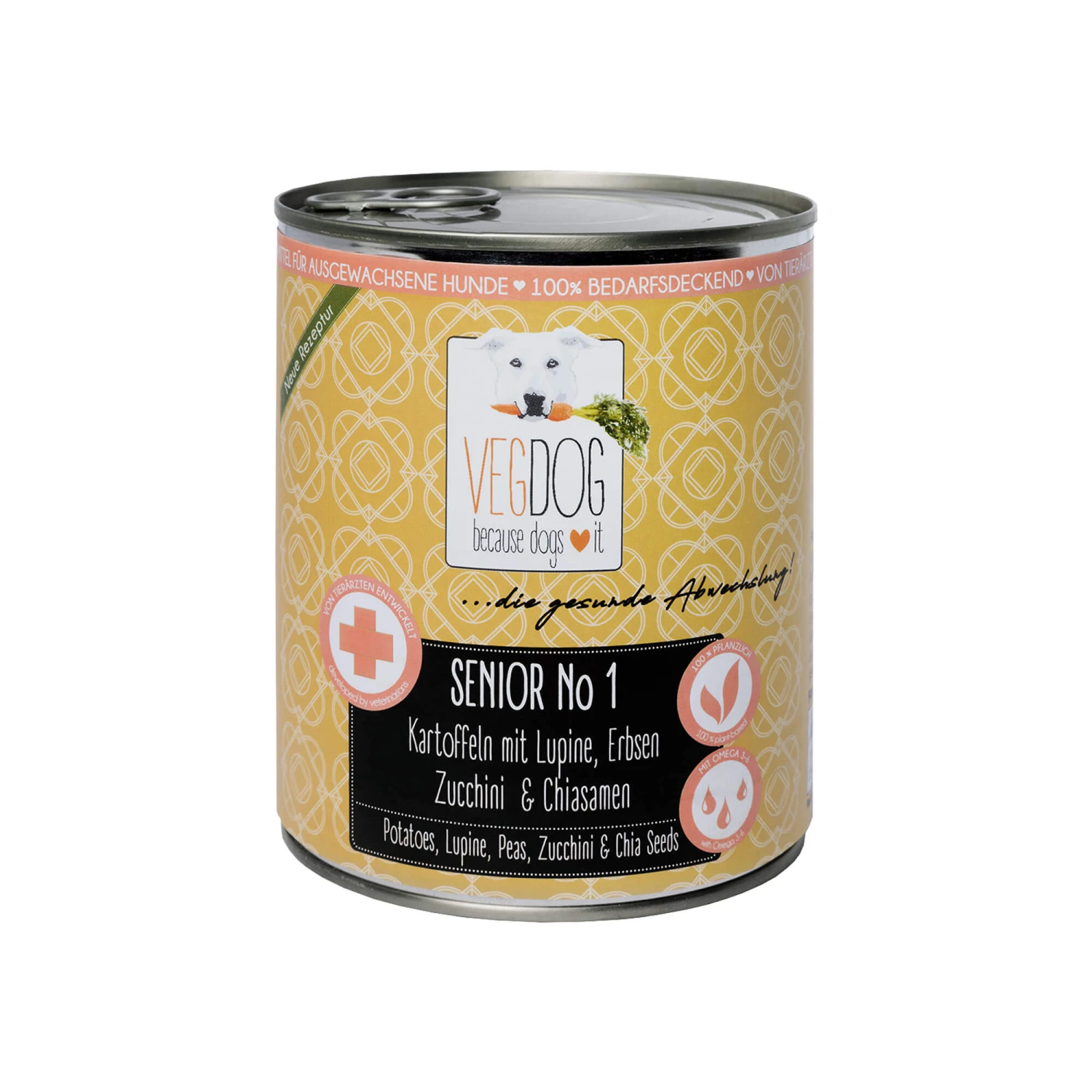 Vegdog Senior No1 Dog Food - Tin 5 Vegdog Senior No1 Dog Food - Tin - Image 3